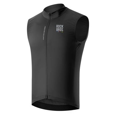 Rockbros TLMJ003-01 ROAD TO SKY Herren-Radweste, leicht und atmungsaktiv, Größe S – Schwarz