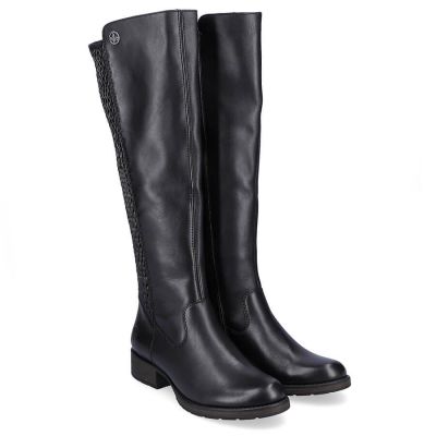 26. Rieker W Z9591-00 schwarze Lederstiefel 