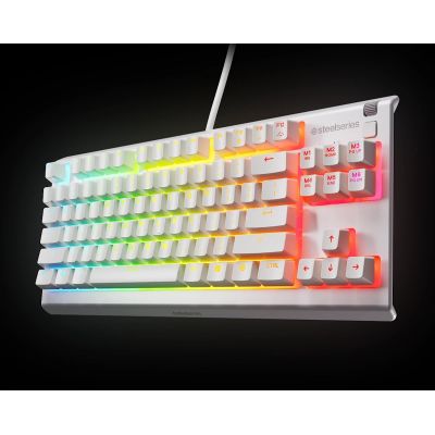 3. SteelSeries Apex 3 TKL US-Tastatur, weiß