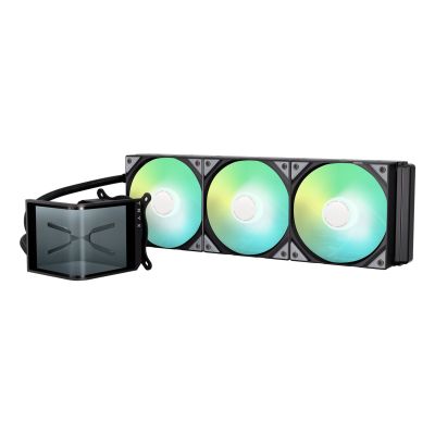 4. Komplette TRYX PANORAMA SE ARGB 360 Wasserkühlung mit 3D AMOLED-Display