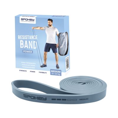4. Spokey Power Fitness Gummi Mittelblau 941958