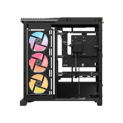 2. Corsair 4500X LX-R RGB Midi-Tower mit Seitenwand aus gehärtetem Glas, Schwarz