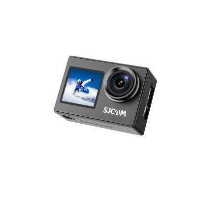 6. Sportkamera SJCAM SJ4000 Dual Screen 4K mit zwei Bildschirmen - schwarz