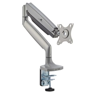 7. Maclean MC-969 Monitorhalterung, Doppelarm, mit Gasfeder, 17"-45", 16 kg,