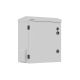 10. Wandregalschrank 10" HERMETISCH IP55 WAND-/STANGENMONTAGE 340X250X500 GRAU LANBERG (MONTIERT)