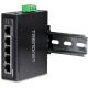 5. TRENDnet Industrie Switch 5 Port Fast Ethernet L2 DIN-Schiene