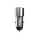 4. Dudao USB / USB Autoladegerät Typ C Power Delivery Schnellladung 22,5 W Grau (R4PQ)