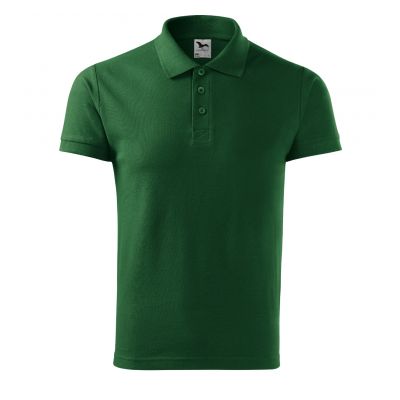 2. Malfini Cotton M MLI-21206 flaschengrünes Poloshirt