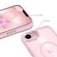 4. Tech-Protect Magmat MagSafe Hülle für iPhone 16e / 17e – Transparentes Rosa
