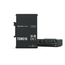 Switch TELTONIKA TSW010 5x RJ45 100Mb/s PoE Schwarz