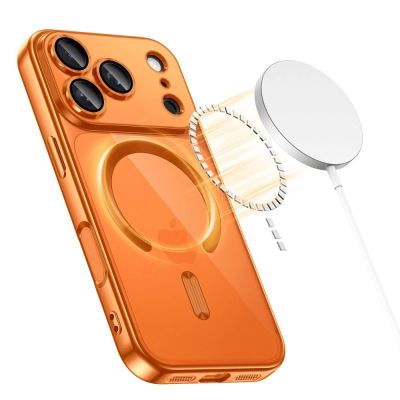 2. Tech-Protect MagFlex MagSafe Hülle für iPhone 17 Pro – Transparentes Orange