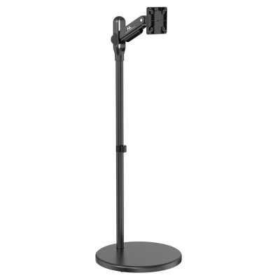 Mobiler Bodenständer für Monitor/TV Maclean, Gasfeder, 17"–35", 2–10 kg, schwarz, MC-970B
