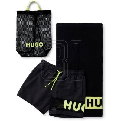 5. Hugo Cruise M 50515502-001 Badeshorts + Handtuch-Set