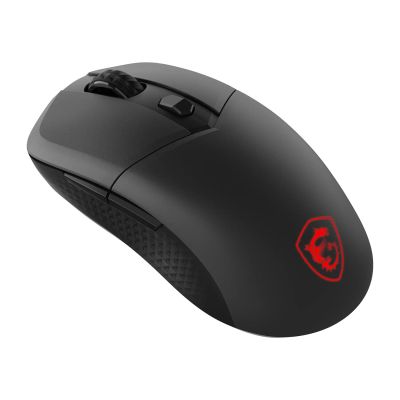 2. MSI VERSA 300 Kabellose 8K-Gaming-Maus, beidhändig bedienbar, Funkfernbedienung + Bluetooth + USB Typ-A, optischer Sensor mit 2600 DPI