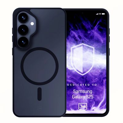 23. 3mk Smoke MagCase für Samsung Galaxy S25 - Schwarz