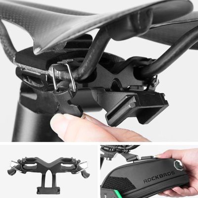 3. Rockbros C27-1 Fahrradtasche unter dem Sattel - Schwarz