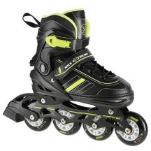 NILS EXTREME NH18191 2IN1 ROLLERSCHUHE SCHWARZ-LIMETTE GRÖSSE L (39-43) MIT AUSTAUSCHBAREM HOCKEYBLATT