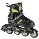 NILS EXTREME NH18191 2IN1 ROLLERSCHUHE SCHWARZ-LIMETTE GRÖSSE L (39-43) MIT AUSTAUSCHBAREM HOCKEYBLATT