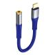 2. Orico AXC-02 USB-C-auf-3,5-mm-Klinken-Audiokabel, 20 cm – blau