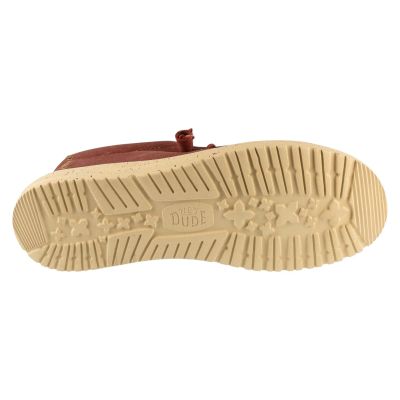 4. Hey Dude Wally Stretch-Leinwand 40700-7BH Rot 41