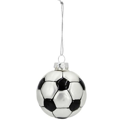 2. MICA Glas-Weihnachtskugel Fußball