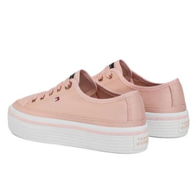 6. Tommy Hilfiger Flatform-Sneaker mit Glitzerdetail W FW0FW05013