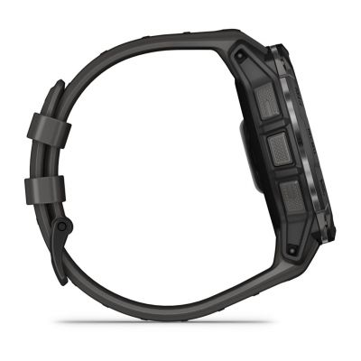 4. Garmin Instinct 3 – 50 mm AMOLED-Uhr, schwarz mit mattschwarzem Armband