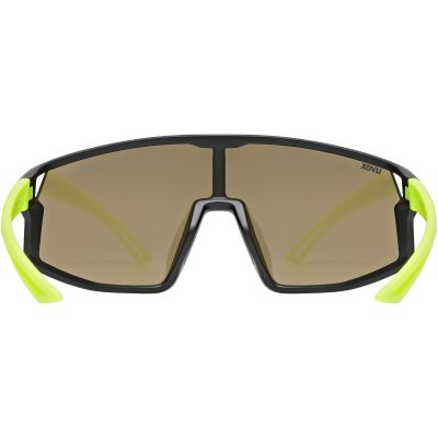4. Kinderbrille Uvex Skyryse JR – black/yellow matt/mir.yellow