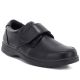 Schwarze Herrenschuhe mit Klettverschluss Vanhorn Z26-TO90404