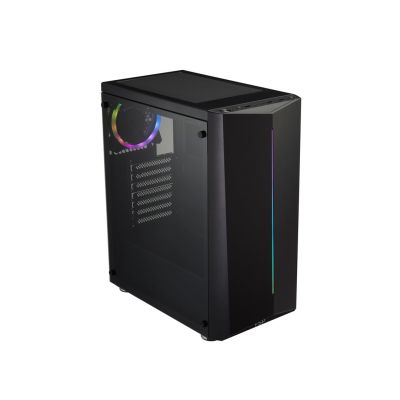 3. FSP CMT151 Midi-Tower Schwarz