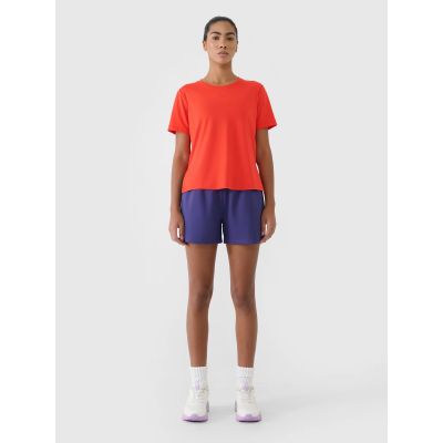 5. Schnelltrocknendes Oversize-Trainings-T-Shirt für Damen 4F 4FRSS25TFTSF1236-62S