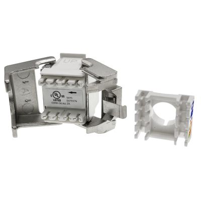 2. ALANTEC Werkzeugloses RJ45 STP Cat.6 PoE+ Keystone-Modul