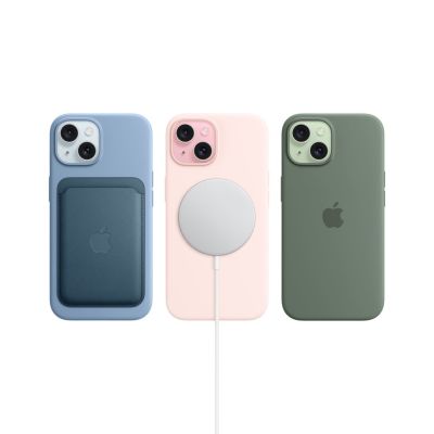9. Apple | iPhone 15 | 6,1" | Super Retina XDR Technologie | 2556 x 1179 Pixel | A16 Bionic Chip | 6 GB Arbeitsspeicher | 128 GB Speicher | Dual-SIM | 4G-Netzwerk | Hauptkamera: 48 + 12 MP | Frontkamera: 12 MP | U