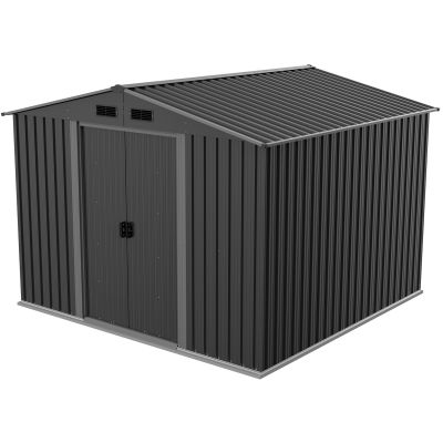 4. Metall-Gartengerätehaus 257 x 257 x 202 cm