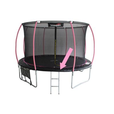 Federabdeckung für Sport Max 8ft Trampolin, Schwarz und Rosa