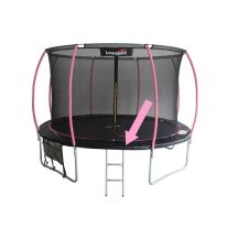 Federabdeckung für Sport Max 8ft Trampolin, Schwarz und Rosa