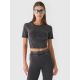 2. Damen Crop Top Slim Uni 4F 4FRAW24TTSHF2581-20S