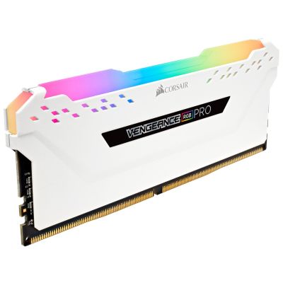 3. Corsair Vengeance RGB PRO – DDR4 – Kit – 32 GB: 2 x 16 GB – 288-PIN DIMM – 3200 MHz / PC4-25600 – CL16 – 1,35 V – Ungepuffert – Non-ECC – Weiß