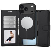 Tech-Protect Wallet MagSafe Hülle für iPhone 17 Pro / 18 Pro – mattschwarz