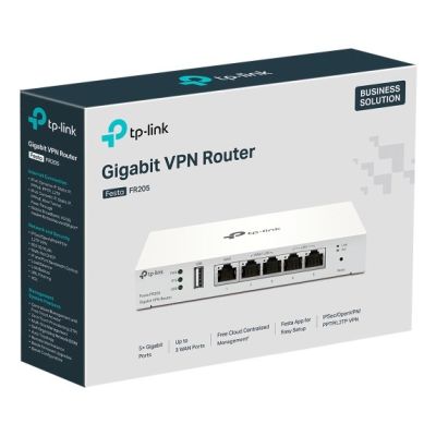 6. TP-Link Festa FR205 Router 10 Gigabit Ethernet, 100 Gigabit Ethernet, Gigabit Ethernet Weiß