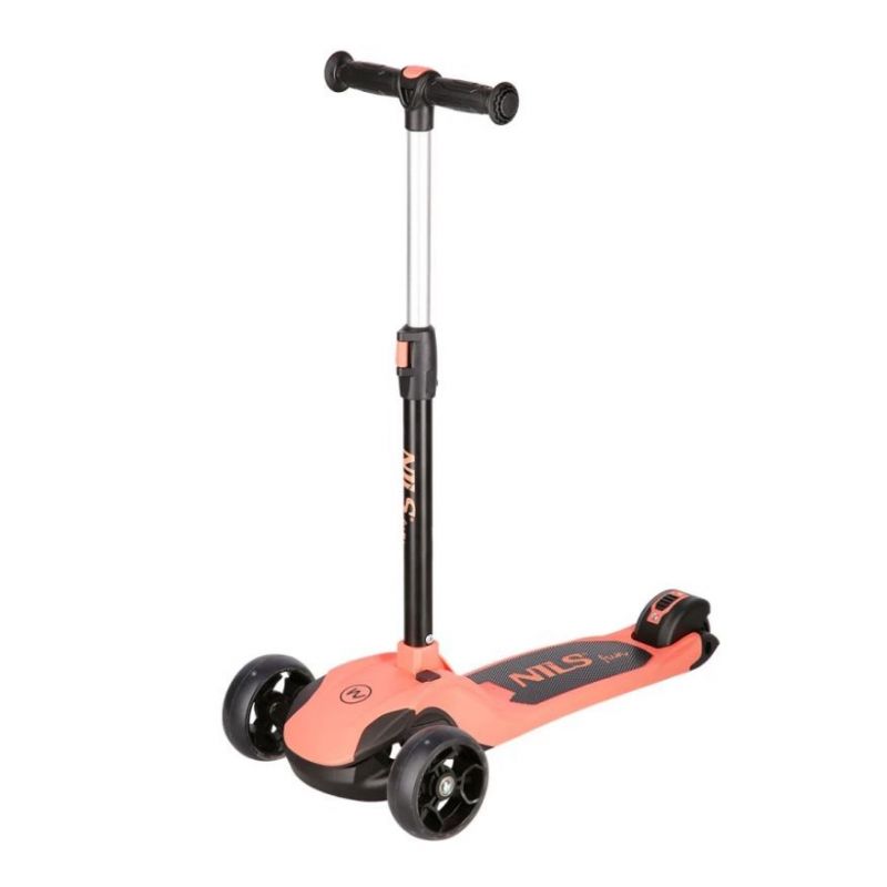 6. NILS FUN HLB122 LED rosa Kinderroller
