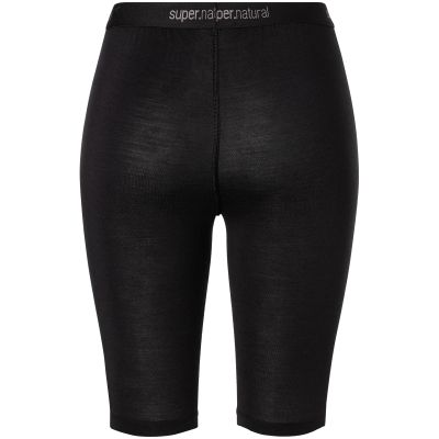 2. Damen-Thermoleggings Super.natural Tundra175 Short Tight – Jet Black, Größe: L