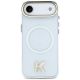 4. Karl Lagerfeld IML K Head Logo MagSafe Hülle für iPhone Air - Transparent