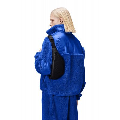 7. Rains Gürteltasche Mesh Mini Schwarz W3 14130 01