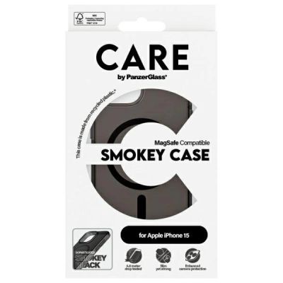 4. Care PanzerGlass Flagship Case MagSafe für iPhone 15 - Schwarz