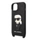 5. Karl Lagerfeld KLHCP14SSTKMK iPhone 14 6.1" schwarz/schwarz Hardcase Monogram Ikonik Patch