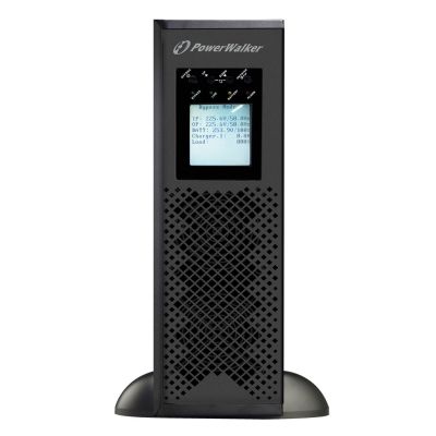 9. POWER WALKER Online-USV VFI 10K CPH, 3/3-phasig, 10 kVA, Ein-/Ausgangsklemme, USB/RS-232, EPO, LCD, OHNE AKKU