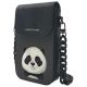 5. Nimmy Big Eyed Pet 2.0 Panda 3-in-1 Handytasche + Geldbörse + Tracker-Hülle - Schwarz