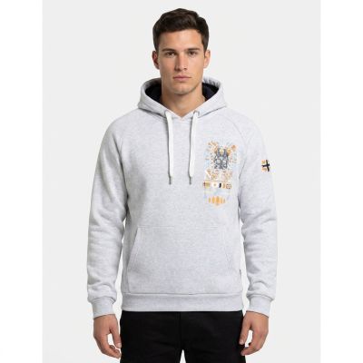 8. Geographical Norway Gakado Blended DB 100 M Sweatshirt WZ3016H/GN-Blended Gray