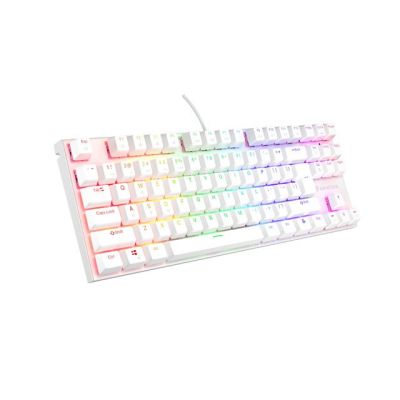 10. GENESIS THOR 303 TKL US WEISS RGB MECHANISCHE GAMING-TASTATUR MIT LEISEM SCHALTER UND HOT-SWAP-FUNKTION